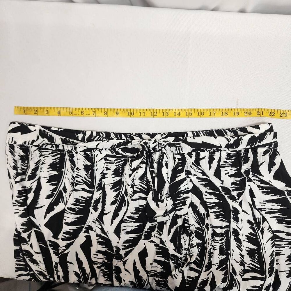 Swim by Cacique Tropical Leaf Print Maxi Skirt 26/28 NWT Rayon Beach Cover Up - Picture 5 of 7